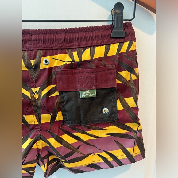 Agua Bendita Nick  Clementine Kids' Swim Trunks NWT Size 12 - Picture 12 of 16